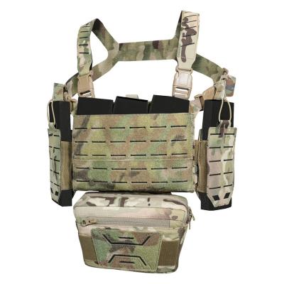 China Fast Version Spark Tac Airsoft Lightweight Camouflage Military Modular Combat Chest Installation OEM Laser Cut Fast Version 500 Takata Nylon Harness for sale