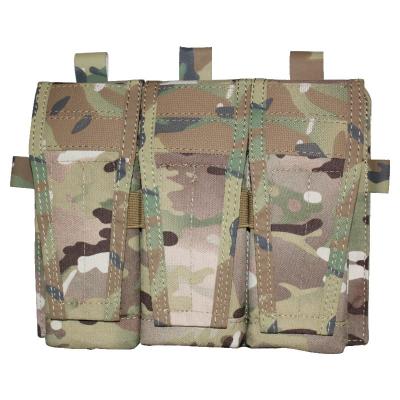 China OEM SPARK TAC AVS Waterproof Detachable Magazine Pouch Fin Tactical Triple Airsoft Mag Holder Hunting Ammo Bag Camouflage Customized Logo for sale