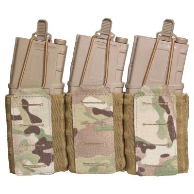 China DRAGON Tactical Vest Triple Mag Outdoor Military Airsoft Waterproof Pouch Hunting Elastic Constructed Bags For Plate 1308 for sale