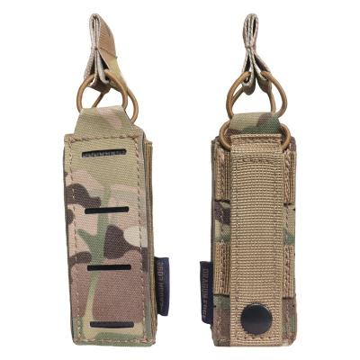 China Laser CUT Wholesale Tactical Pocket Gun Bag WOLF Airsoft Laser Cut Magazine WAR Pocket Magazine OEM Single Military Camouflage Ammo Pouch for sale