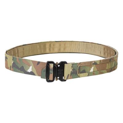 China Laser CUT Military Laser Cut Tactical Combat Belt Air Cobra Molle Metal Buckle Modular Belt OEM Customized Color Outdoor Molle Light Weight for sale