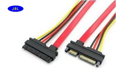 China Laptop 4 Pin / 7 Pin SATA Kabel Verkabelung Kabelbaum mit PVC-Mantel / bloßem Kupferdraht zu verkaufen