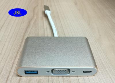 China Tipo de cable de alta velocidad del USB C al adaptador de VGA con el enchufe niquelado del metal en venta