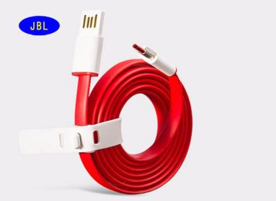 China El tipo rojo cable del reversible USB 3,1 de la chaqueta de la TPE de C modificó la longitud de los 3.3FT para requisitos particulares los 5.5FT en venta