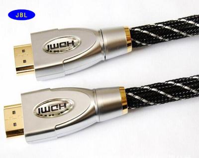 China Varón de alta velocidad del cable de Shell HDMI de la aleación del cinc a la certificación trenzada nilón masculino del ALCANCE de la UL en venta