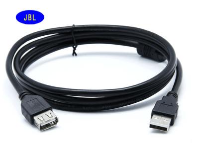 China Male Female Extension USB Cable , 1.5M 3M USB Extension Cable PVC Material for sale