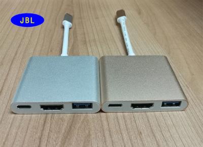 China Tipo redondo cable de C, longitud estupenda de Macbook USB 3,1 del cable el 15cm de la velocidad USB en venta