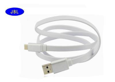 China Cable plano de 3,0 USB, longitud de cable blanca del Usb 3,0 1 metro con el tipo varón del USB 3,1 de C en venta