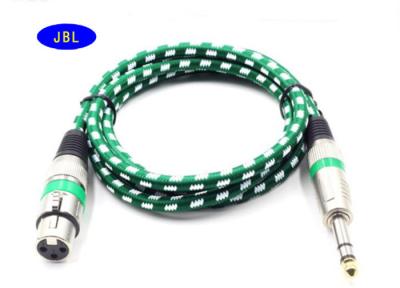 China varón aux. de los 6.5MM a XLR femenino/al varón a la forma redonda del cable XLR masculino con el conector de plata en venta