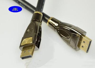 China Luxury Zinc Alloy Metal DP To DP Cable Displayport Cord For Multimedia for sale