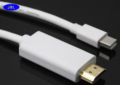 China Chapado en oro profesional HDMI al cable del rayo, mini cable de Displayport HDMI en venta