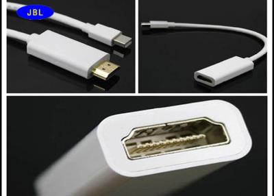 China Par trenzado mini Displayport al conductor de cobre desnudo del cable del adaptador de Hdmi en venta