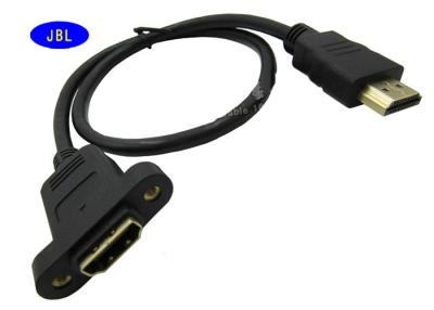 China Hochgeschwindigkeits-hochauflösendes Kabel der HDMI-Erweiterungs-Kabel-Versions-1,4 3D HDMI mit dem Ohr zu verkaufen