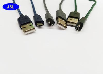 China Cable trenzado de carga rápido del Usb del teléfono móvil del Pin del micrófono 5 del nilón para los teléfonos de Android en venta