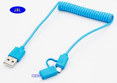 China Gift Stretch Pull 2 - 1 Extension USB Cable Colored 1M 2 M Length OEM for sale