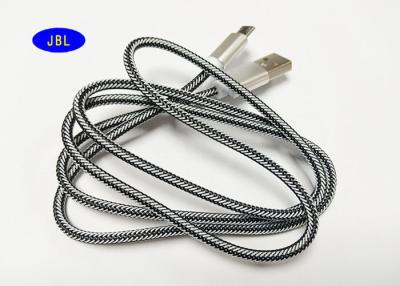 China Cable trenzado de la carga por USB de la chaqueta de PVC del cable de Smartphone USB de la torsión especial en venta