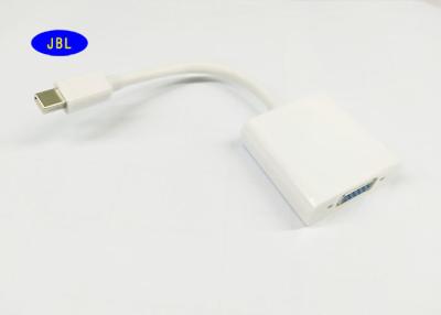 China High Speed MiniDisPlay Port To VGA Adapter With Cable , Mass Stock for sale