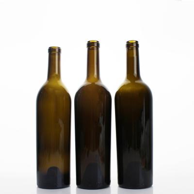 China Dark Green Antique Green Green Beverage Glass Wine Bottles 50ml 187ml 187.5ml 200ml 375ml 500ml 700ml 750ml for sale