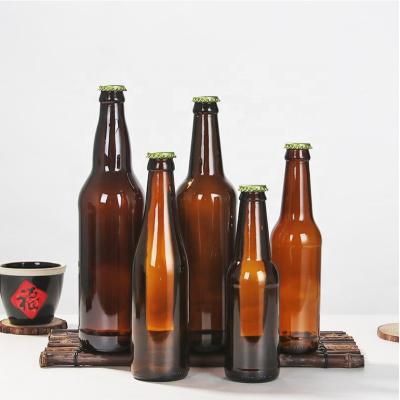 China High Quality 250ml 300ml 500ml 650ml Hot Selling Beer Glass Empty Bottle Eco-friendly Recyclable for sale