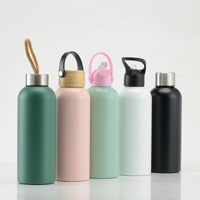 China Business Vacuum Flask Insulated Outdoor Sports Drink Water Bottle 500ml Double Wall Stainless Steel Cola Shaped Vacuum Bottle for sale