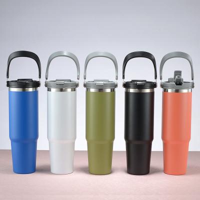 China Outdoor Stanley Cup Factory Supply Business Sport Vacuum Cups With Handle 304 Stainless Steel Stanley Bottle for sale