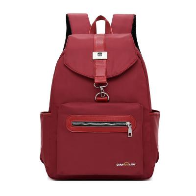 China College Student Nylon Waterproof Female Backpack Wholesale Ladies Leisure Waterproof Backpack Travel Backpack for sale