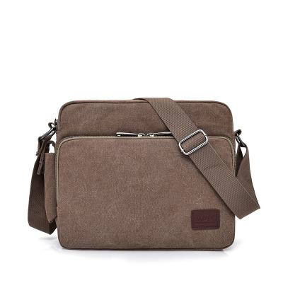 China Wholesale Multifunctional Large Capacity Messenger Bag For Men's Canvas Shoulder Cross - Body Sling Bag for sale