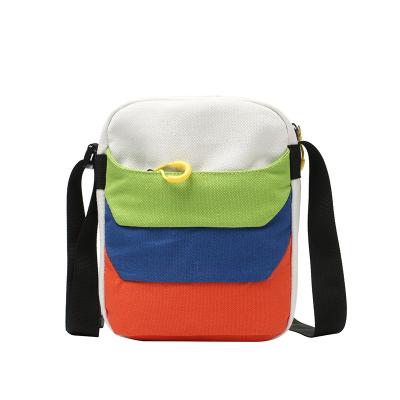 China Fashion Design Canvas Waterproof Colorful Cross Body Phone Purse Small Shoulder Sling Bags For Girls for sale