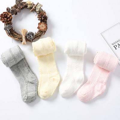 China Mesh Baby Socks Newborn Knee Long Stocking Toddler Girl Antibacterial Warm Thin Hollow Tube Summer High for sale