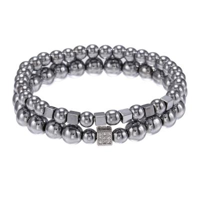 China FASHIONABLE the most popular fashion design stainless steel metal bead jewelry set bracelet for sale