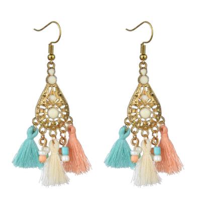 China 2021 New Arrivals High Quality Wholesale Women's Stud Earrings Elegant Tassel Jewelry Earrings for sale