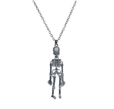 China Wholesale New High Quality Halloween Pumpkin Head Bat Skull Ghost Festival Ghost Necklace Jewelry Pendant Necklace for sale