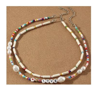 China High Quality Wholesale Fashion Women's Pearl Turquoise Bead Necklace for sale