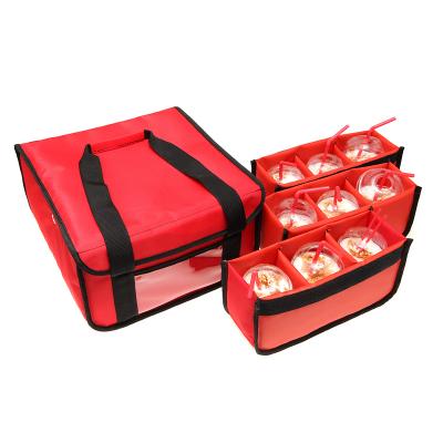 China BSCI Bags Motorcycle Thermal Custom Takeaway Bag Waterproof Insulated Hot Food Delivery Drinks Pizza Cold Bags for sale