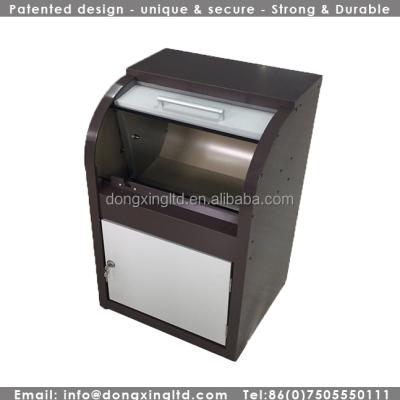 China Large Standing Cabinet Japanese Style Safe Delivery Parcel Safe Drop Box for sale