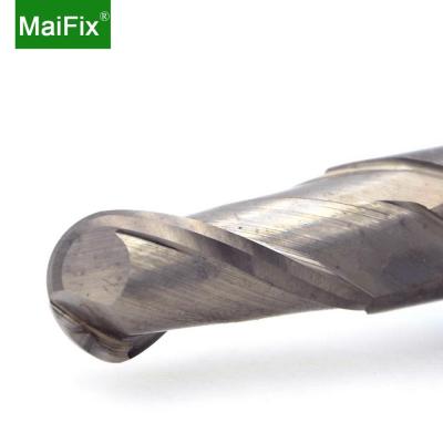 China Milling Machines Maifix 2 Flute Cutting HRC55 3mm 5mm CNC Router Aluminum 6mm Copper Processing Tungsten Sprial Bit End Milling Cutter Mil for sale