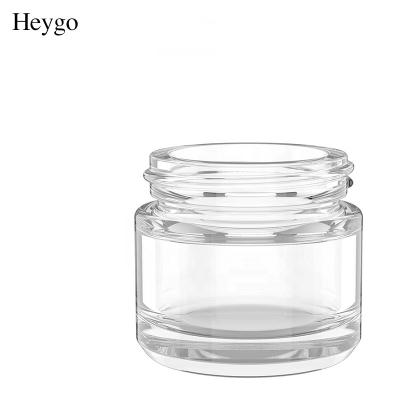 China HYG Jars HYG Jars 1oz 2oz 3oz 4oz Child Cap Glass Bottle Lid Sticker Jar Sticker Smooth Smell Resistant Custom Glass JAR 001 for sale