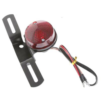 China Motorcycle Bike Tail Brake Stop Light License Plate Mount Rear Tail Light Signal Light For Harley For Chopper /Bobber for sale