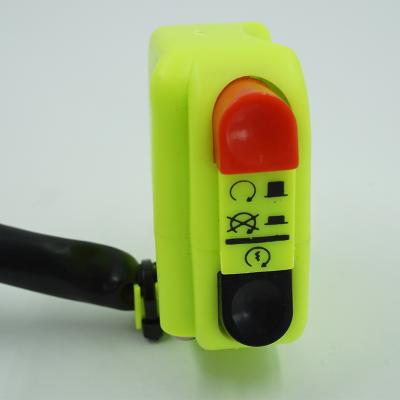 China Electric Motor Start Switch Motorcycle Handlebar Mount Engine Start Stop Push Button Switch Igniter For ATV Motorcycle for sale