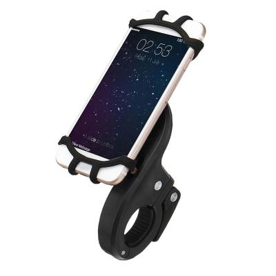 China 360 Degree Rotation Universal Bicycle Motorcycle Handlebar Phone Holder Stable Anti-Slip Bike Mount for sale