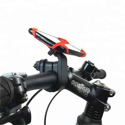 China Brand New Steady Mobile Phone Holder Mount Bike Handlebar Mountain Design Smart GPS Phone Holder With An Elastic Band for sale