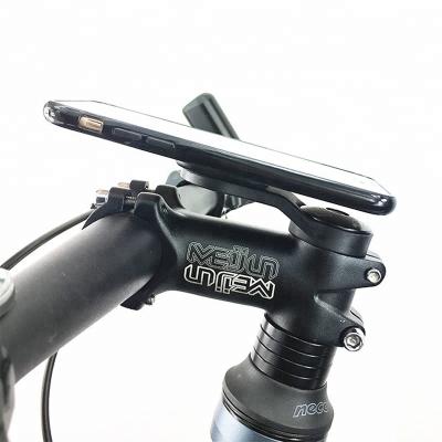 China Newest design stable main tube stem cap installed mobile phone steering rack for mountain bike use for sale