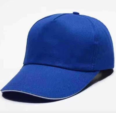 China 2020010342 2020010342 Promotional Hat White Baseball Advertising Hat Cotton Sandwich Sun Visor Cheap 100% Adjustable Sports Hat for sale