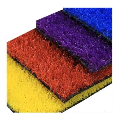 China Outdoor Sports Rainbow Grass Artificial Grass Colored Runway Artificial Turf Best for sale