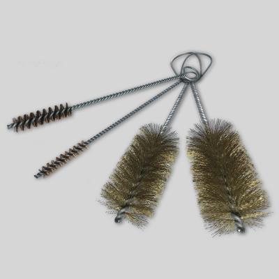 China Brass Coated Wire Brush/Stainless Steel/Stainless Steel Cleaning Brass Wire Brush For Extruder for sale