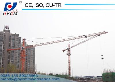 China 56m Boom Construction Building Hammer Head Tower Crane Test In Building Construction Site for sale