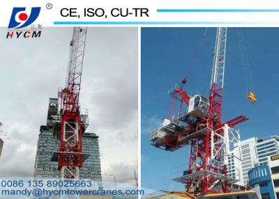 China QTD4522 Luffing Jib Tower Crane Trolly 45m Luffing Boom Tower Crane 2.2ton Tip Load 160m Attaching Height for sale