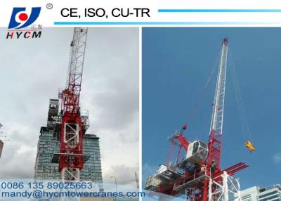 China Tower Crane Working Site 40m Tower Crane Luffing Jib 150m Max. Lifting Height Luffing Boom Tower Crane for sale