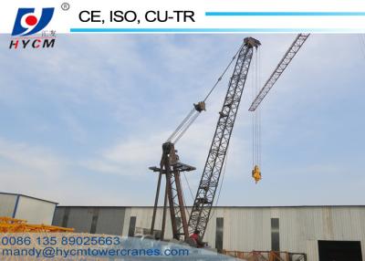 China Luffing Crane without Mast Sections 16ton Derrick Crane 35m jib Roof Top Crane for sale