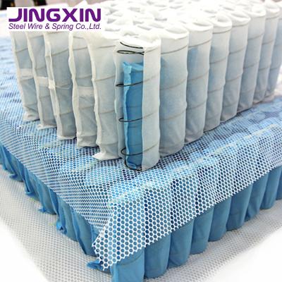 China Coil Jingxin Mattress spring manufacturer Reinforced sides pocket spring 4-10 turns Spin count Pocket spring for Furniture for sale